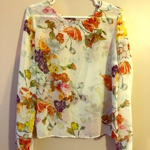 Forever 21. Floral Women’s Long Sleeve Top Women M